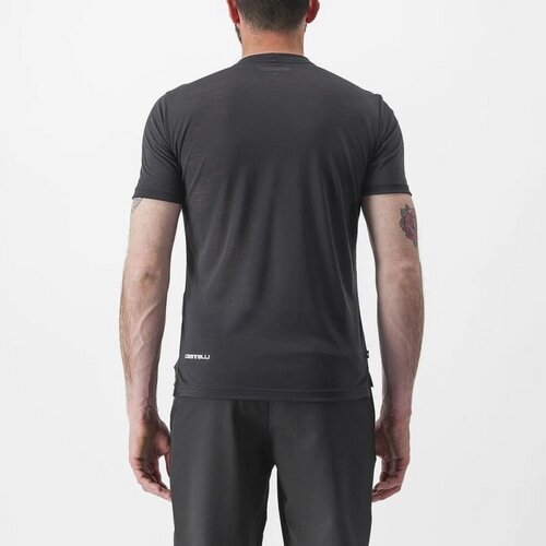 CASTELLI ( カステリ ) Tシャツ・カジュアルウェア CASTELLI MERINO TEE ( カステリ メリノ ティー ) ライトブラック M
