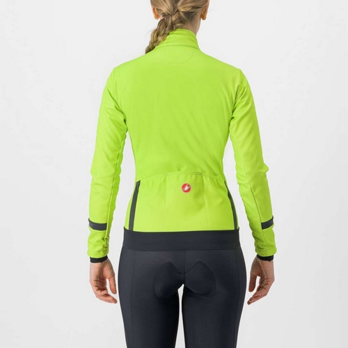 CASTELLI ( カステリ ) ジャケット DINAMICA 2 JACKET ( ディナミカ 2 ジャケット ) エレクトリックライム/ブラックリフレックス XS レディース