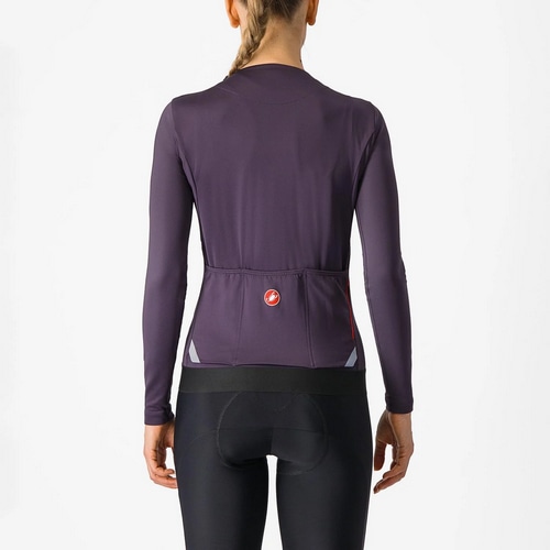 CASTELLI ( カステリ ) 長袖ジャージ FLY LS W JERSEY ( フライ ロングスリーブ ウィメンズ ジャージ ) 502  ナイトシェイド M