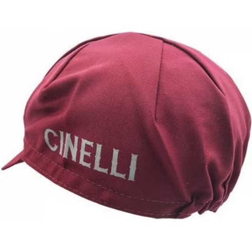 CINELLI ( チネリ ) キャップ CREST CAP ( クレストキャップ ) バーガンディー フリーサイズ