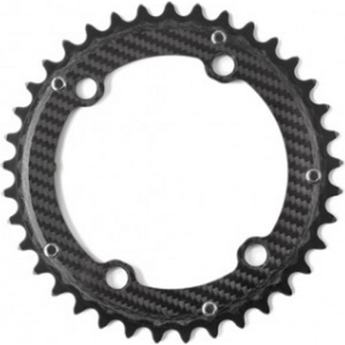 CARBON-TI チェーンリング X-CARBORING ROAD A/C 4BOLT X-AXS (107/37T