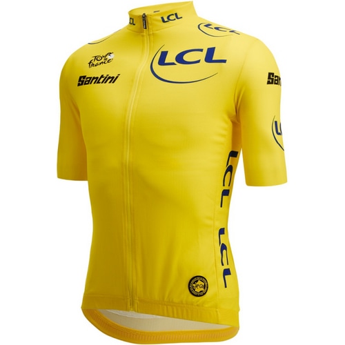 SANTINI ( サンティーニ ) 半袖ジャージ TDF26 FAN LINE JERSEY ( TDF26 ファン ライン ジャージ ) イエロー M