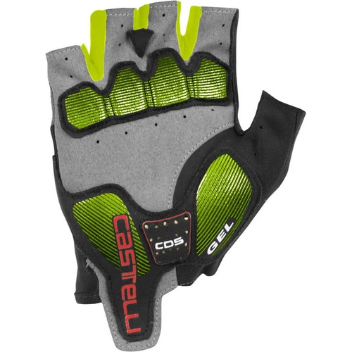 CASTELLI ( カステリ ) 指切りグローブ ARENBERG GEL GLOVE ( アレンベルグ ゲル グローブ ) ブラック/イエローフルオ S