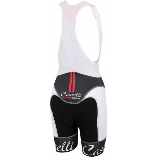 CASTELLI ( カステリ ) ビブショーツ FREE AERO W BIBSHORT ( フリー エアロ ウィメンズ ビブショーツ ) 101 ブラック/ホワイト M レディース