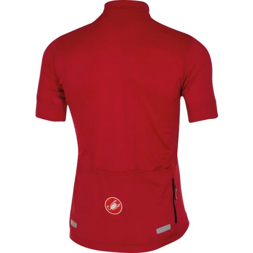 CASTELLI ( カステリ ) 半袖ジャージ IMPREVISTO NANO JSY ( インプレヴィスト ナノ ジャージ ) 023 レッド L