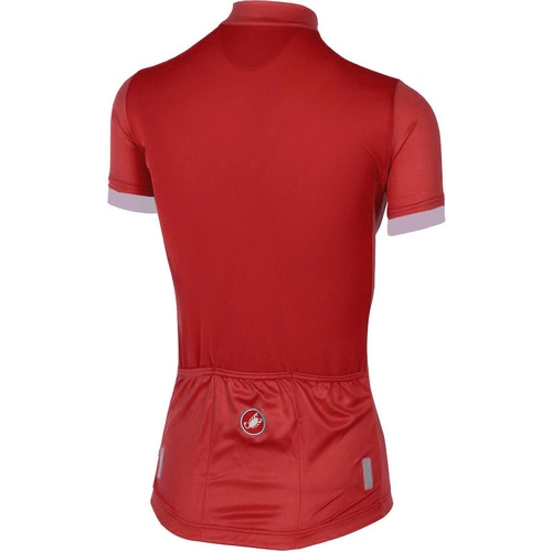 CASTELLI ( カステリ ) 半袖ジャージ ANIMA JERSEY ( アニマ ジャージ ) 023 レッド XS レディース