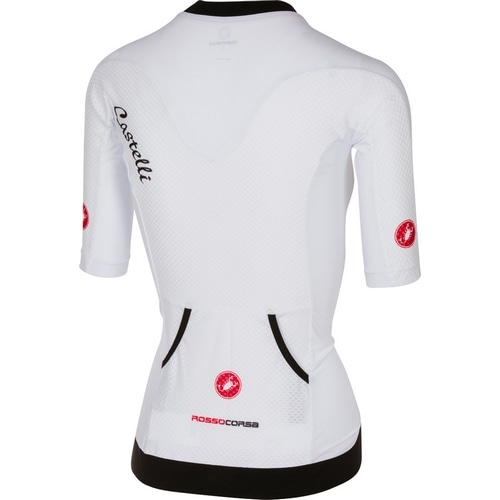 CASTELLI ( カステリ ) 半袖ジャージ T1: STEALTH W TOP 2 ( T1: ステルス ウィメンズ トップ 2 ) 001 ホワイト S レディース
