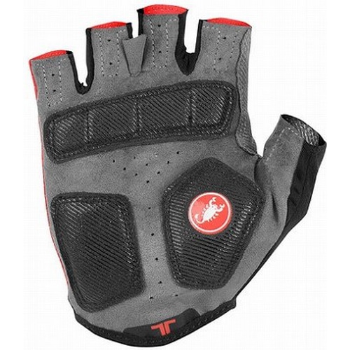 CASTELLI ( カステリ ) 指切りグローブ ENTRATA GLOVE ( エントラータ グローブ ) レッド XS