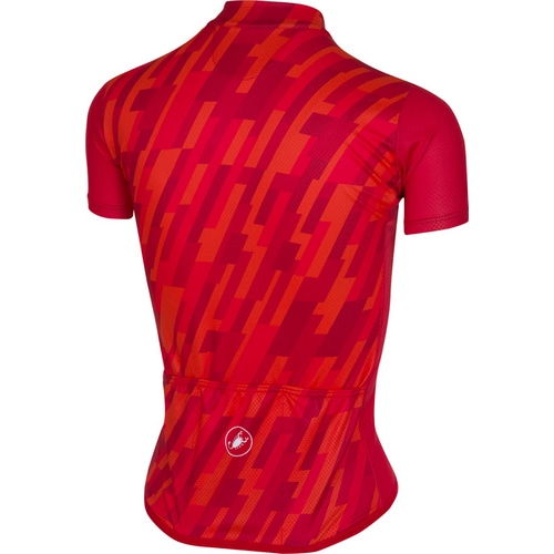 CASTELLI ( カステリ ) 半袖ジャージ FUTURE RACER KID JERSEY ( フューチャー レーサー キッズ ジャージ ) 023 レッド 8Y