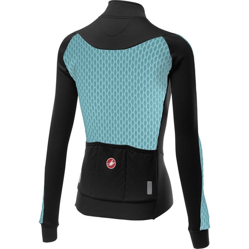 CASTELLI ( カステリ ) 長袖ジャージ SFIDA WOMENS JERSEY FZ ( スフィーダ ウィメンズ ジャージ フルジップ ) 068 ダーク チェレステ S