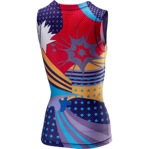CASTELLI ( カステリ ) インナーウェア ノースリーブ PRO MESH W S/L ( プロ メッシュ W スリーブレス ) 987 マルチカラー/パープル S レディース