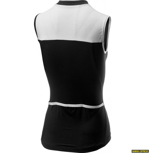 CASTELLI ( カステリ ) 半袖ジャージ PROTAGONISTA 2 SL ( プロタゴニスタ 2 スリーブレス ) 101 ブラック/ホワイト S レディース