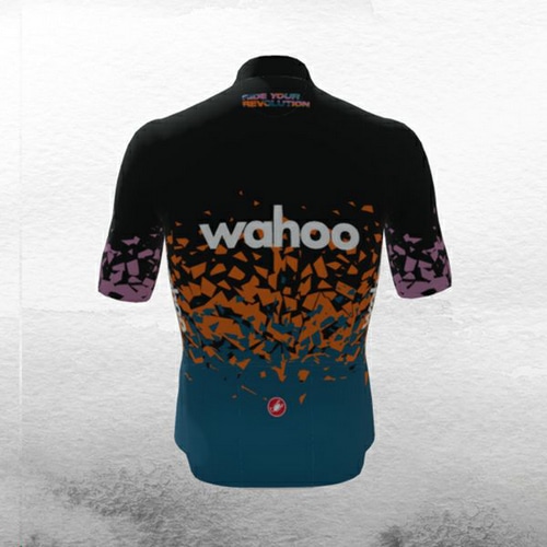 Wahoo ( ���t�[ ) �����W���[�W WAHOO × CASTELLI SQUADRA JERSEY ( ���t�[ x �J�X�e�� �X�N�A�h�� �W���[�W ) �u���b�N/�I�����W M