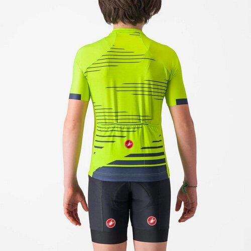 CASTELLI ( �J�X�e�� ) �����W���[�W AERO KID JERSEY ( �G�A�� �L�b�Y �W���[�W ) �G���N�g���b�N���C��/�x���W�����u���[ 6A