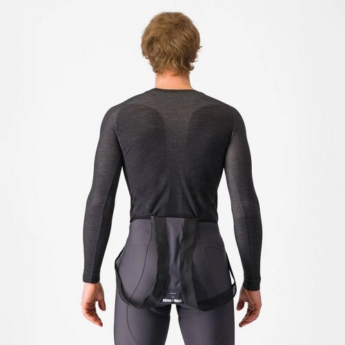 CASTELLI ( カステリ ) 長袖インナー MERINO SEAMLESS BASELAYER ( メリノ シームレス ベースレイヤー ) 010 ブラック S/M