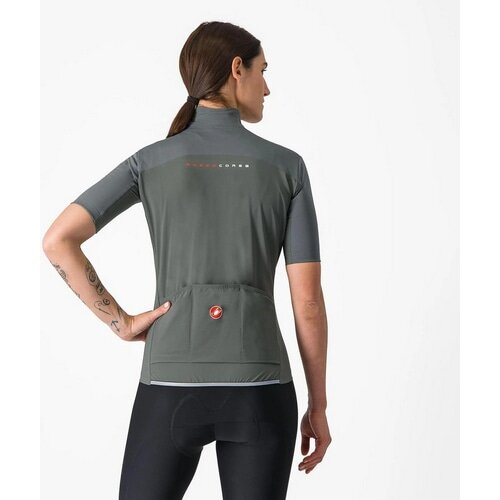 CASTELLI ( カステリ ) 半袖ジャージ PERFETTO RoS 2W WIND JERSEY ( ペルフェット RoS 2 ウィメンズ ウィンド ジャージ ) アーバングレー S レディース