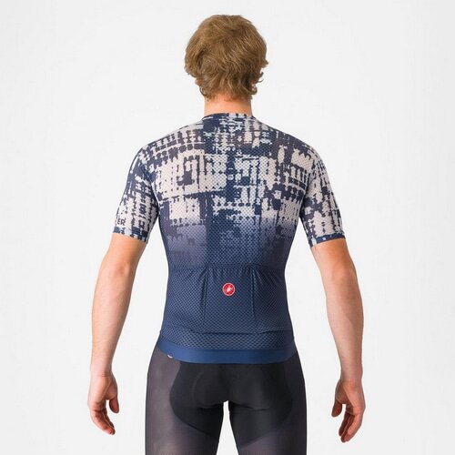 CASTELLI ( カステリ ) 半袖ジャージ INSIDER 2 JERSEY ( インサイダー 2 ジャージ ) 424 ベルジャンブルー / シルバーグレー M