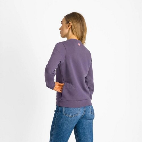 CASTELLI ( カステリ ) Tシャツ・カジュアルウェア CLASSICO W SWEATSHIRT ( クラシコ ウィメンズ スウェットシャツ ) ナイトシェイド S レディース