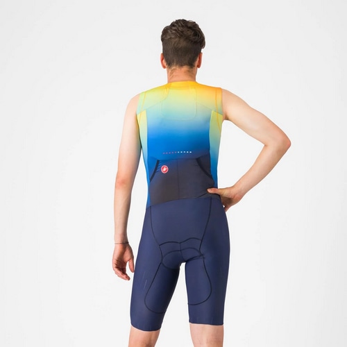 CASTELLI ( JXe ) s[XW[W FREE SANREMO 3 SUIT SLEEVELESS ( t[ T 3 X[c X[uX ) xWu[/}`J[rrbh M