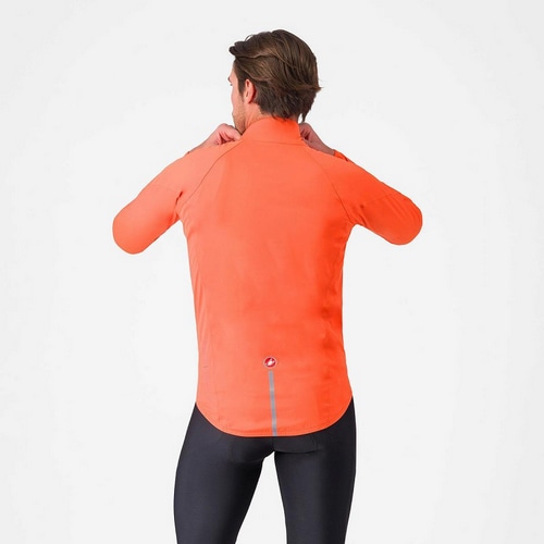 CASTELLI ( カステリ ) レインウェア EMERGENCY 3 RAIN JACKET ( エマージェンシー 3 レインジャケット ) 034 ブリリアント オレンジ M