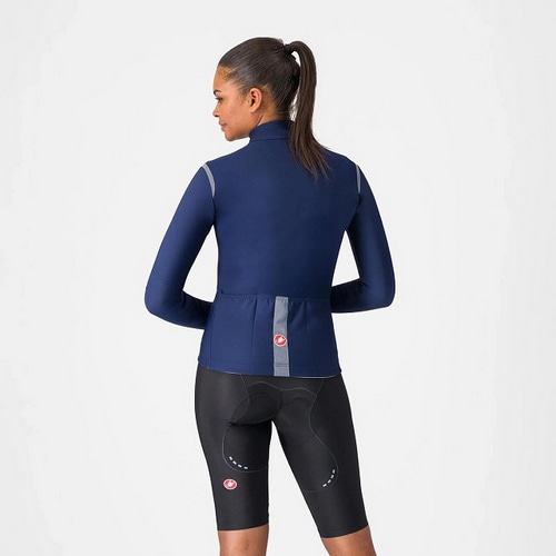 CASTELLI ( カステリ ) ビブショーツ OMLOOP THERMAL W DT BIBSHORT ( オムループ サーマル W DT ビブショーツ ) 010 ブラック S レディース