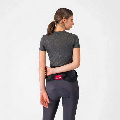 CASTELLI ( カステリ ) 半袖インナー MEDIO BASE LAYER W SHORT SLEEVE ( メディオ ベースレイヤー W ショートスリーブ ) 006 メランジ グレー XS レディース