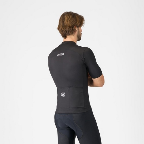 CASTELLI ( カステリ ) 半袖ジャージ VINTAGE GIRO D'ITALIA JERSEY ( ヴィンテージ ジロデイタリア ジャージ ) 010 ネロ XS