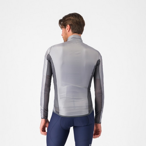 CASTELLI ( �J�X�e�� ) �W���P�b�g ARIA SHELL 2 JACKET ( �A���A �V�F�� 2 �W���P�b�g ) �V���o�[ �O���[/�_�[�N�O���[ M