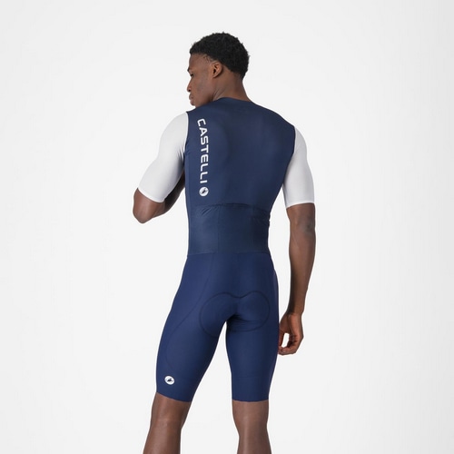CASTELLI ( �J�X�e�� ) �����s�[�X�W���[�W SATURDAY MORNING SKINSUIT ( �T�^�f�[ ���[�j���O �X�L���X�[�c ) �x���W�����u���[/�z���C�g M
