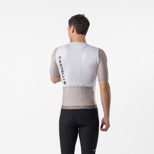 CASTELLI ( �J�X�e�� ) �����W���[�W CORRETTO JERSEY ( �R���b�g �W���[�W ) �A�C�{���[/�N���C-�u���b�N M
