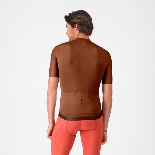 CASTELLI ( カステリ ) 半袖ジャージ ESPRESSO 2 JERSEY ( エスプレッソ 2 ジャージ ) ディープモカ M
