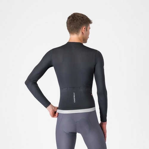 CASTELLI ( �J�X�e�� ) �����W���[�W ESPRESSO 2 LS JERSEY ( �G�X�v���b�\ 2 �����O�X���[�u�W���[�W ) �u���b�N S