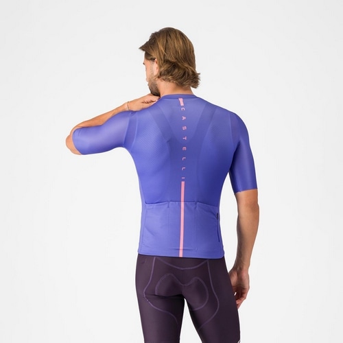 CASTELLI ( �J�X�e�� ) �����W���[�W DRITTONE LOGO JERSEY ( �h���b�g�[�l ���S �W���[�W ) �E���g���o�C�I���b�g/���[�U�W�� M