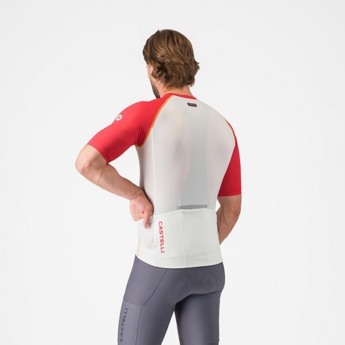 CASTELLI ( �J�X�e�� ) �����W���[�W UNLIMITED ENDURANCE 3 JERSEY ( �A�����~�e�b�h �G���f�������X 3 �W���[�W ) �A�C�{���[/���b�`���b�h-�r�r�b�h�I�����W M