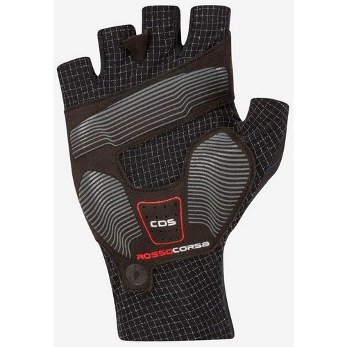 CASTELLI ( カステリ ) 指切りグローブ ROSSO CORSA PRO GLOVE ( ロッソ コルサ プロ グローブ ) ブラック M