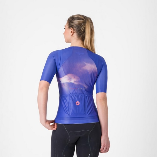 CASTELLI ( �J�X�e�� ) �����W���[�W CLIMBER'S A/C W JERSEY ( �N���C�}�[�Y A/C �E�B�����Y �W���[�W ) �E���g���o�C�I���b�g/�p�[�v���~�X�g-�s���N S