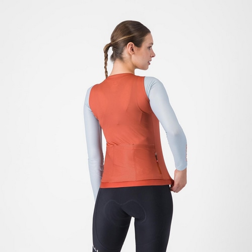 CASTELLI ( �J�X�e�� ) �����W���[�W CORRETTO W LONG SLEEVE JERSEY ( �R���b�g �E�B�����Y �����O�X���[�u�W���[�W ) �p�v���J/�E�B���^�[�X�J�C S ���f�B�[�X