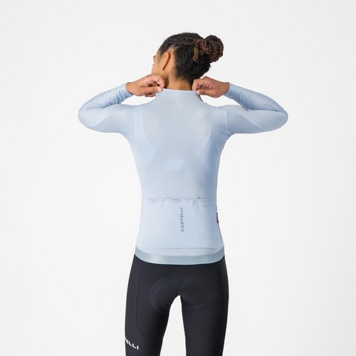 CASTELLI ( �J�X�e�� ) �����W���[�W ESPRESSO 2 W LONG SLEEVE JERSEY ( �G�X�v���b�\ 2 �E�B�����Y �����O�X���[�u�W���[�W ) �E�B���^�[�X�J�C XS ���f�B�[�X