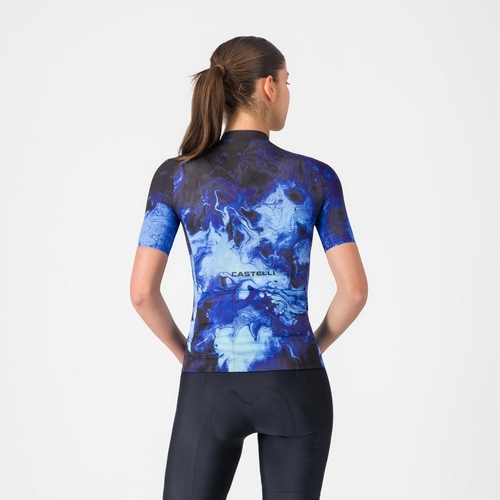 CASTELLI ( �J�X�e�� ) �����W���[�W COSMIC VORTEX JERSEY ( �R�Y�~�b�N �{���e�b�N�X �W���[�W ) �}���`�J���[�o�C�I���b�g�u���[ S ���f�B�[�X