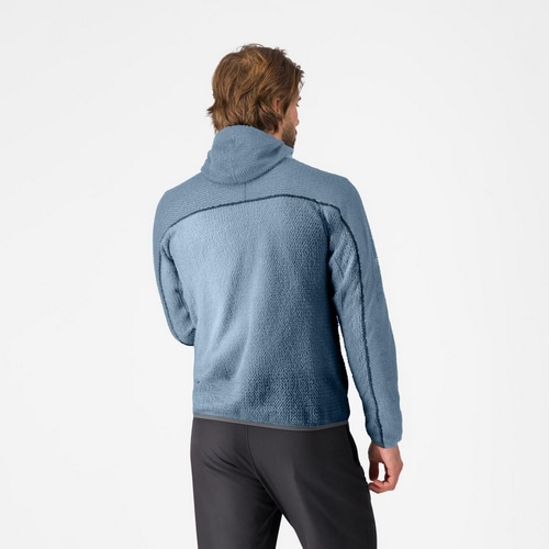 CASTELLI ( カステリ ) Tシャツ・カジュアルウェア CASTELLI ALPHA FLEECE HOODY ( カステリ アルファ フリースフーディー ) ロックブルー XS