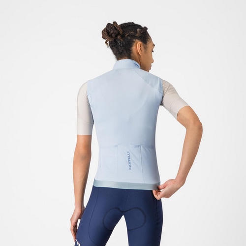 CASTELLI ( カステリ ) ベスト・ジレ ESPRESSO 2 W VEST ( エスプレッソ 2 ウィメンズ ベスト ) ウィンタースカイ S レディース