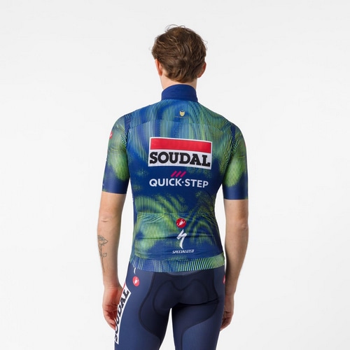 CASTELLI ( �J�X�e�� ) �x�X�g�E�W�� PRO WIND VEST ( �v�� �E�B���h �x�X�g ) �u���[/�G���N�g���b�N���C�� XS