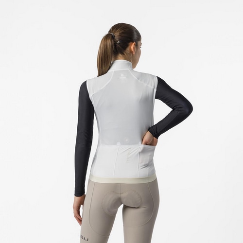CASTELLI ( カステリ ) ベスト・ジレ ESPRESSO 2 W VEST ( エスプレッソ 2 ウィメンズ ベスト ) アイボリー S レディース