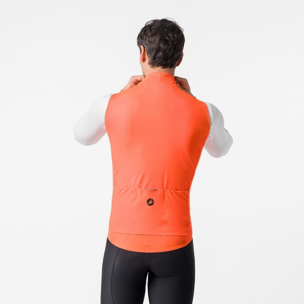 CASTELLI ( カステリ ) ベスト・ジレ PERFETTO 2 VEST ( ペルフェット 2 ベスト ) ブリリアントオレンジ L