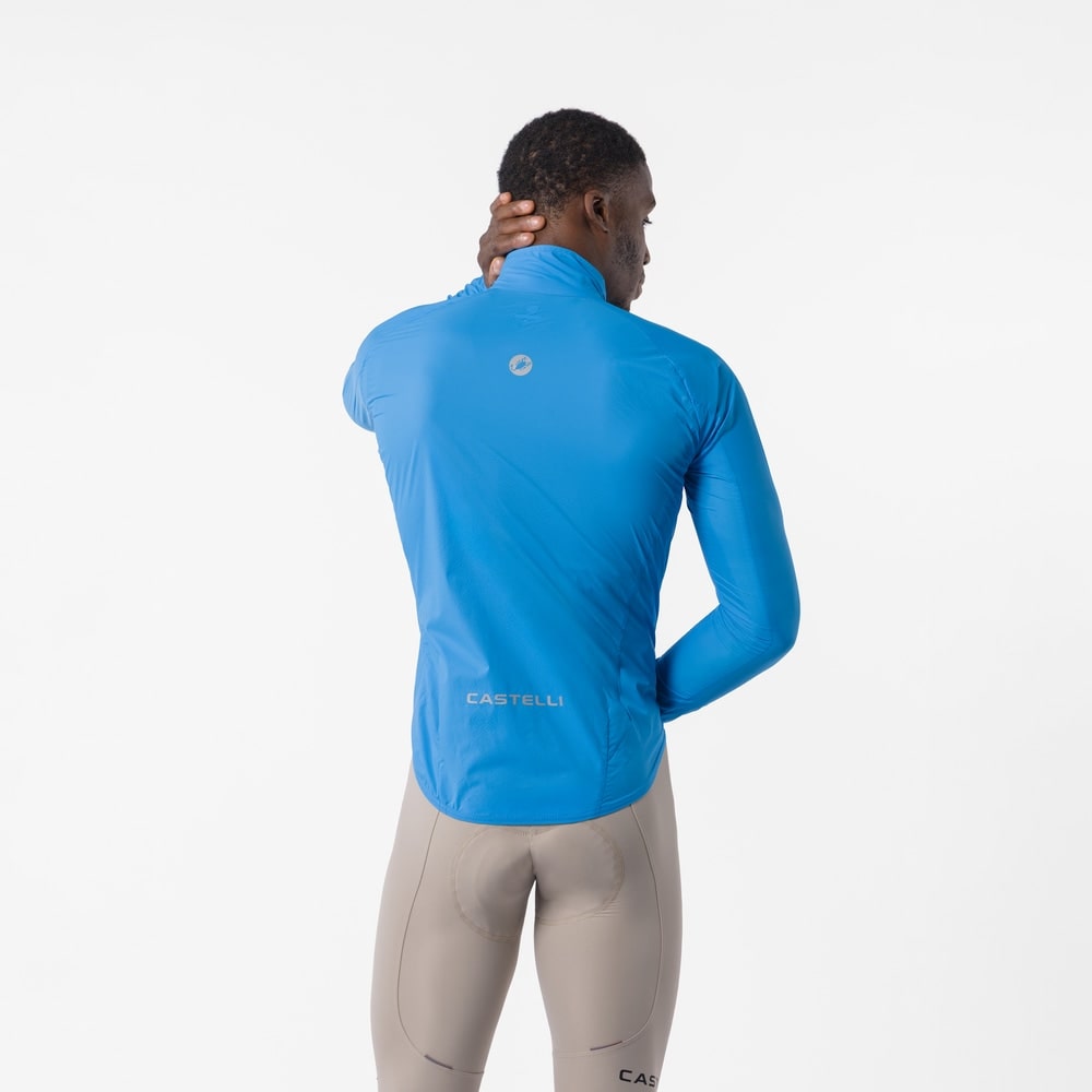 CASTELLI ( カステリ ) ジャケット TRANSITION AIR JACKET ( トランジション エア ジャケット ) ブルーサーキット M