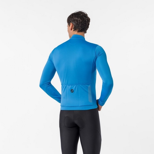 CASTELLI ( カステリ ) 長袖ジャージ PURO 4.1 JERSEY ( プーロ 4.1 ジャージ ) ブルーサーキット M