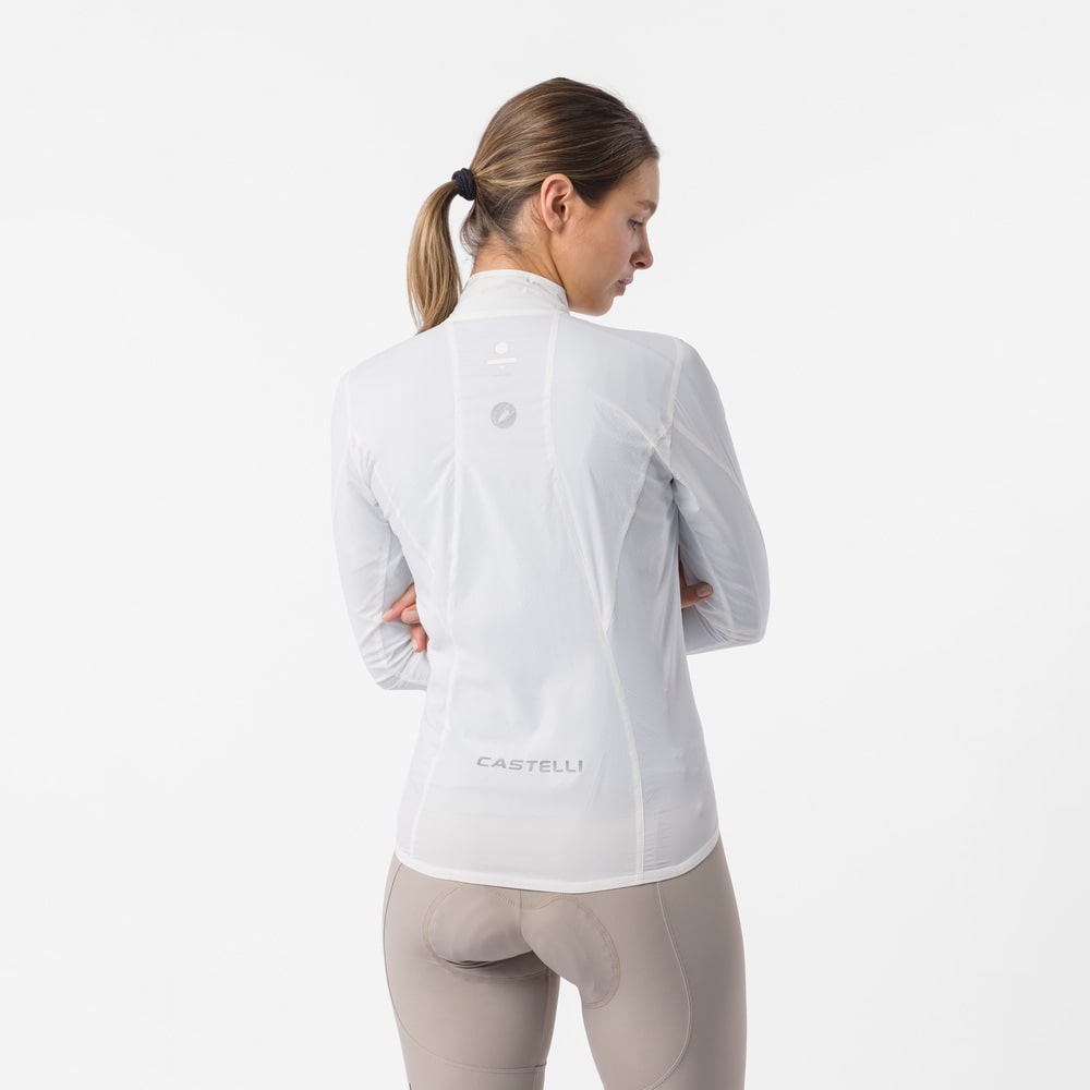 CASTELLI ( カステリ ) ジャケット TRANSITION AIR W JACKET ( トランジション エア W ジャケット ) アイボリー S レディース レディース