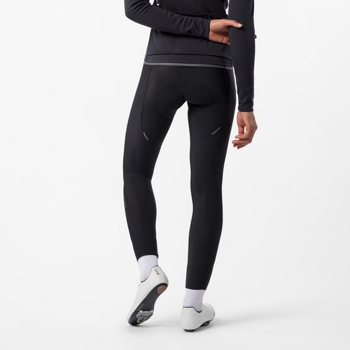 CASTELLI ( カステリ ) ビブタイツ ESPRESSO 2 W DT BIBTIGHT ( エスプレッソ 2 ウィメンズ ドロップテール ビブタイツ ) ブラック S レディース