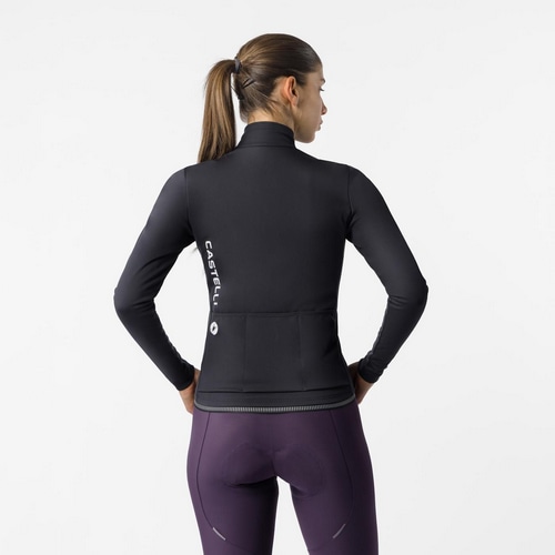 CASTELLI ( カステリ ) ジャケット ESPRESSO 2 W JACKET ( エスプレッソ 2 ウィメンズ ジャケット ) ブラック XS レディース