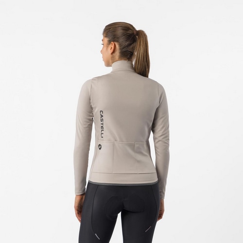CASTELLI ( カステリ ) ジャケット ESPRESSO 2 W JACKET ( エスプレッソ 2 ウィメンズ ジャケット ) クレイ XS レディース